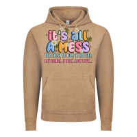 Vintage Coffee its all a mess Vintage Hoodie - JahusDesignShop