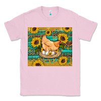 Bubblegum Pink western farm chicken coop animals sunflowers leopard turquoise wooden Classic Tee - Artiststas