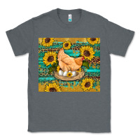 Charcoal Heather western farm chicken coop animals sunflowers leopard turquoise wooden Classic Tee - Artiststas