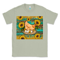 Matcha western farm chicken coop animals sunflowers leopard turquoise wooden Classic Tee - Artiststas