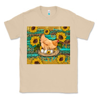 Mushroom western farm chicken coop animals sunflowers leopard turquoise wooden Classic Tee - Artiststas