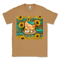 Toasted Coconut western farm chicken coop animals sunflowers leopard turquoise wooden Classic Tee - Artiststas