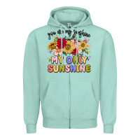 You Are My Sunshine My Only Sunshine Zipper Hoodie | Teevron