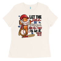 Bone let the field be joyful and all that is in it Ladies Tee - JahusDesignShop