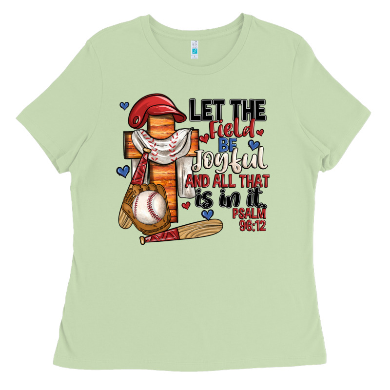 Let The Field Be Joyful And All That Is In It Ladies Tee by JahusDesignShop | Teevron