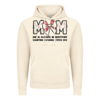 Vintage Artic mom she is clothed in gratitude counting blessings Vintage Hoodie - JahusDesignShop