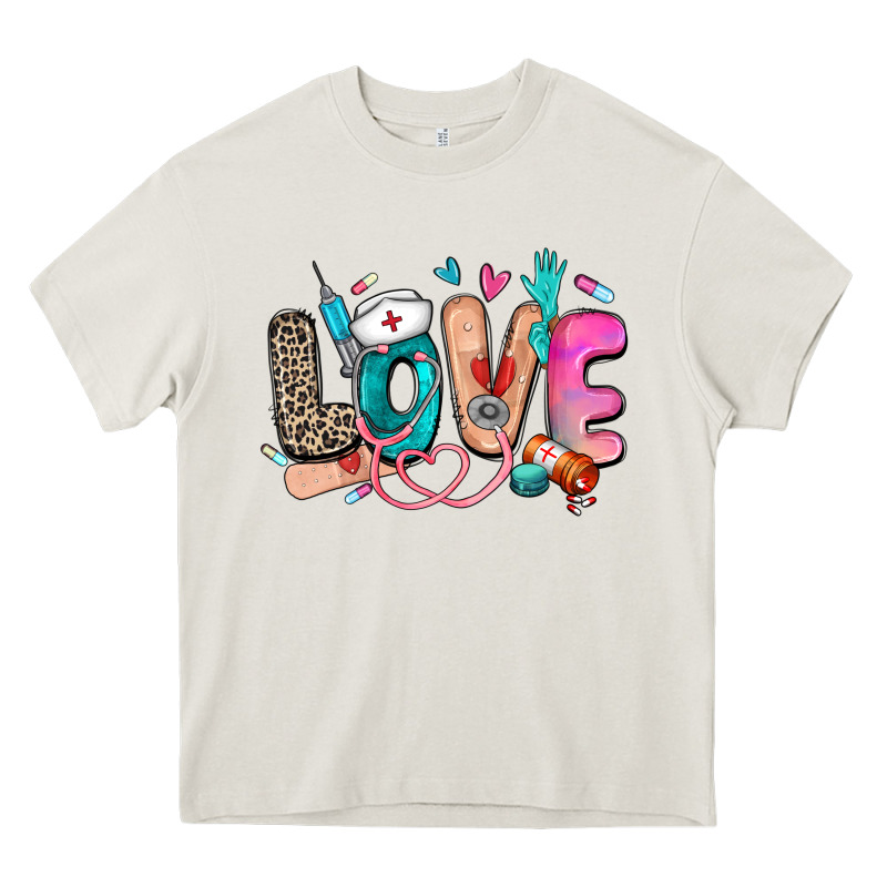 Love Nurse Heavy Core Tee by Zillion Design Studio | Teevron