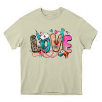 Mossy love nurse Heavy Core Tee - Zillion Design Studio