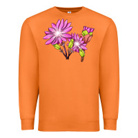 Carrot Bitterroot Flower Illustrations Premium Sweatshirt - LillyAllenDesigns