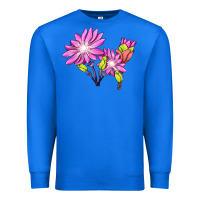 True Royal Bitterroot Flower Illustrations Premium Sweatshirt - LillyAllenDesigns