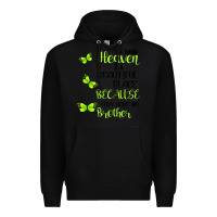 Black I know heaven is a beautiful place because they have my brother Premium Hoodie - Bettercallsaul