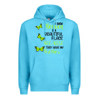 Ocean Blue I know heaven is a beautiful place because they have my brother Premium Hoodie - Bettercallsaul