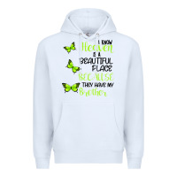 White I know heaven is a beautiful place because they have my brother Premium Hoodie - Bettercallsaul