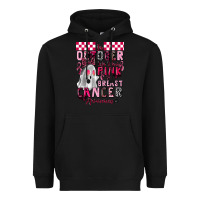 Black pink ghost breast cancer awareness Heavyweight Hoodie - LillyAllenDesigns