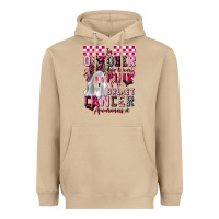 Mushroom pink ghost breast cancer awareness Heavyweight Hoodie - LillyAllenDesigns
