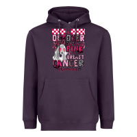 Plum pink ghost breast cancer awareness Heavyweight Hoodie - LillyAllenDesigns