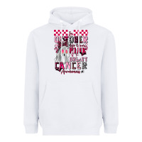 White pink ghost breast cancer awareness Heavyweight Hoodie - LillyAllenDesigns
