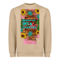 Mushroom raised 90's country guitar cactus sunflower's 12 oz can cooler  (slim) Heavyweight Sweatshirt - Artiststas