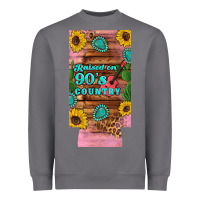 Storm raised 90's country guitar cactus sunflower's 12 oz can cooler  (slim) Heavyweight Sweatshirt - Artiststas