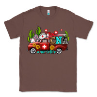 Chestnut cna nurse truck with cactus and sunflowers Classic Tee - AdoDesignShop