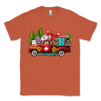 Copper cna nurse truck with cactus and sunflowers Classic Tee - AdoDesignShop