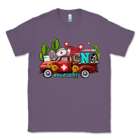 Lavender cna nurse truck with cactus and sunflowers Classic Tee - AdoDesignShop