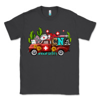 Smoke cna nurse truck with cactus and sunflowers Classic Tee - AdoDesignShop