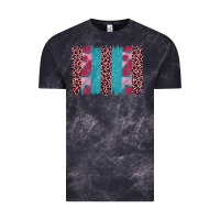 Cloud Black valentines day leopard rose glitter brush stoke Vintage Tee - JahusDesignShop