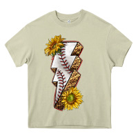 Mossy sport baseball  lightning bolt Heavy Core Tee - texasbilliewilder