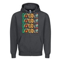Smoke Gobble till you wobble Thanksgiving turkey Zipper Hoodie - NancyCooperArtShop