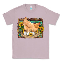 Lilac western farm chicken coop animals eggs sunflowers leopard serape woode Classic Tee - Artiststas