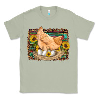 Matcha western farm chicken coop animals eggs sunflowers leopard serape woode Classic Tee - Artiststas