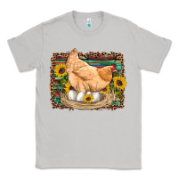 Moon Dust western farm chicken coop animals eggs sunflowers leopard serape woode Classic Tee - Artiststas