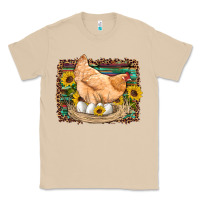 Mushroom western farm chicken coop animals eggs sunflowers leopard serape woode Classic Tee - Artiststas