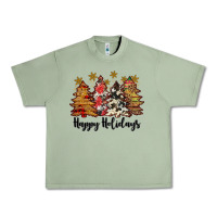 Oil Green happy holidays Urban Heavy Tee - JahusDesignShop