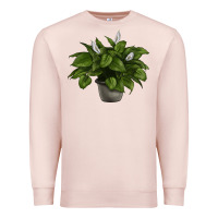 Pale Pink Peace Lily Premium Sweatshirt - LillyAllenDesigns