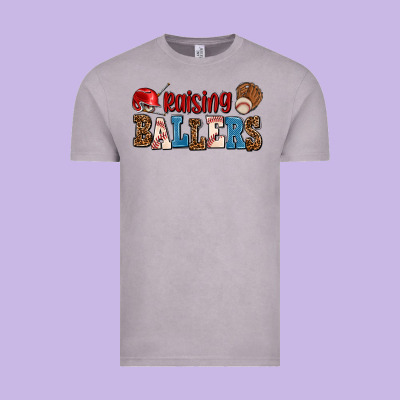 Raising Ballers Vintage Tee Designed By Adodesignshop