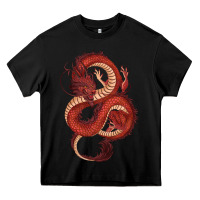 Red Dragon Heavy Core Tee | Teevron