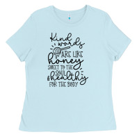 Baby Blue kind Ladies Tee - Unal Design