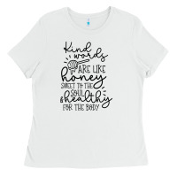 White kind Ladies Tee - Unal Design