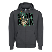 Smoke sham rock Zipper Hoodie - MaliasSmallBusiness