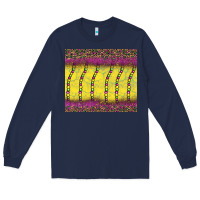 Navy mardi gras bead leopard Long Sleeve Tee - BarkalooDesign