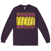 Plum mardi gras bead leopard Long Sleeve Tee - BarkalooDesign