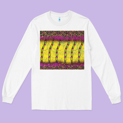 Mardi Gras Bead Leopard Long Sleeve Tee Designed By Barkaloodesign