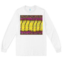 White mardi gras bead leopard Long Sleeve Tee - BarkalooDesign