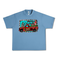Pebble Blue truck merry christmas Urban Heavy Tee - JahusDesignShop