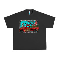 Pigment Black truck merry christmas Urban Heavy Tee - JahusDesignShop