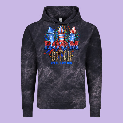 Boom Bıtch Get Out The Way Vintage Hoodie Designed By Jahusdesignshop