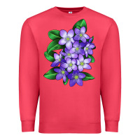 Cardinal Mayflower Plant Illustrations Premium Sweatshirt - LillyAllenDesigns