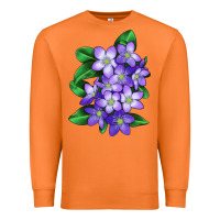 Carrot Mayflower Plant Illustrations Premium Sweatshirt - LillyAllenDesigns